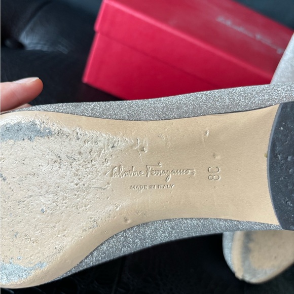 Ferragamo Varina glitter flats - Picture 3 of 7